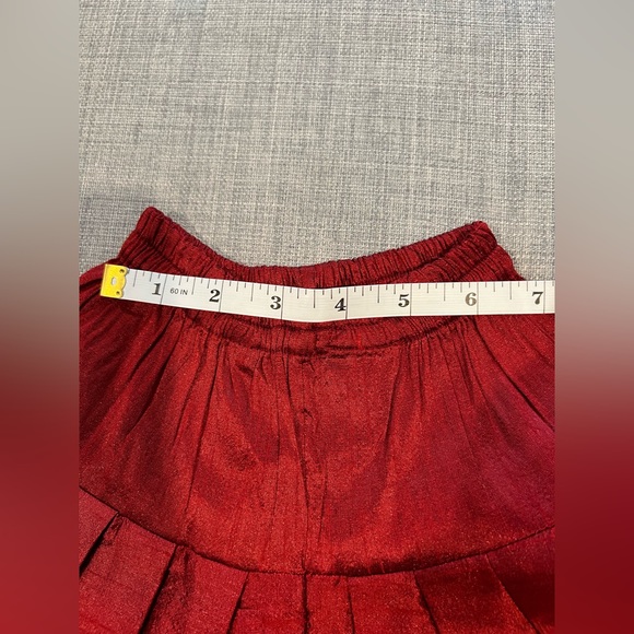 Toddler boy sherwani, size 1, Rajwadi, beige and red with pant - Picture 9 of 16